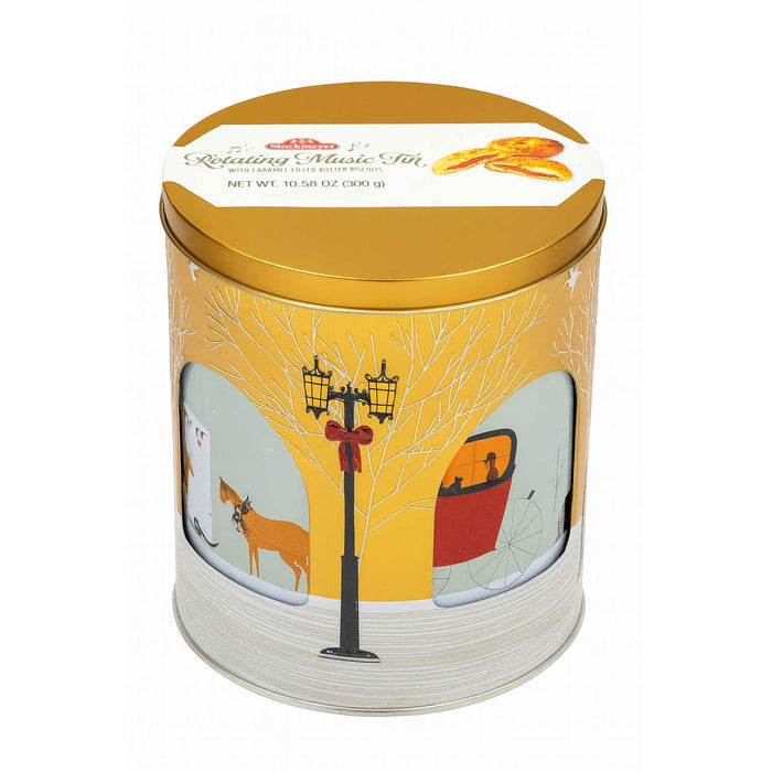 Stockmeyer Butter Cookie Music Tin, 300g - Gold - LemonSalt
