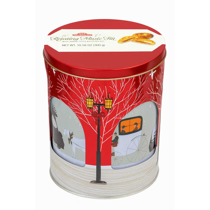 Stockmeyer Butter Cookie Music Tin, 300g - Red - LemonSalt