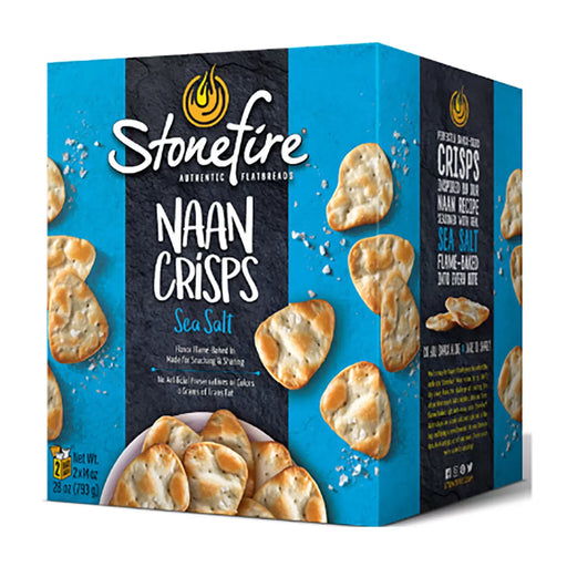 Stonefire Sea Salt Naan Crisps (2x397g) - LemonSalt