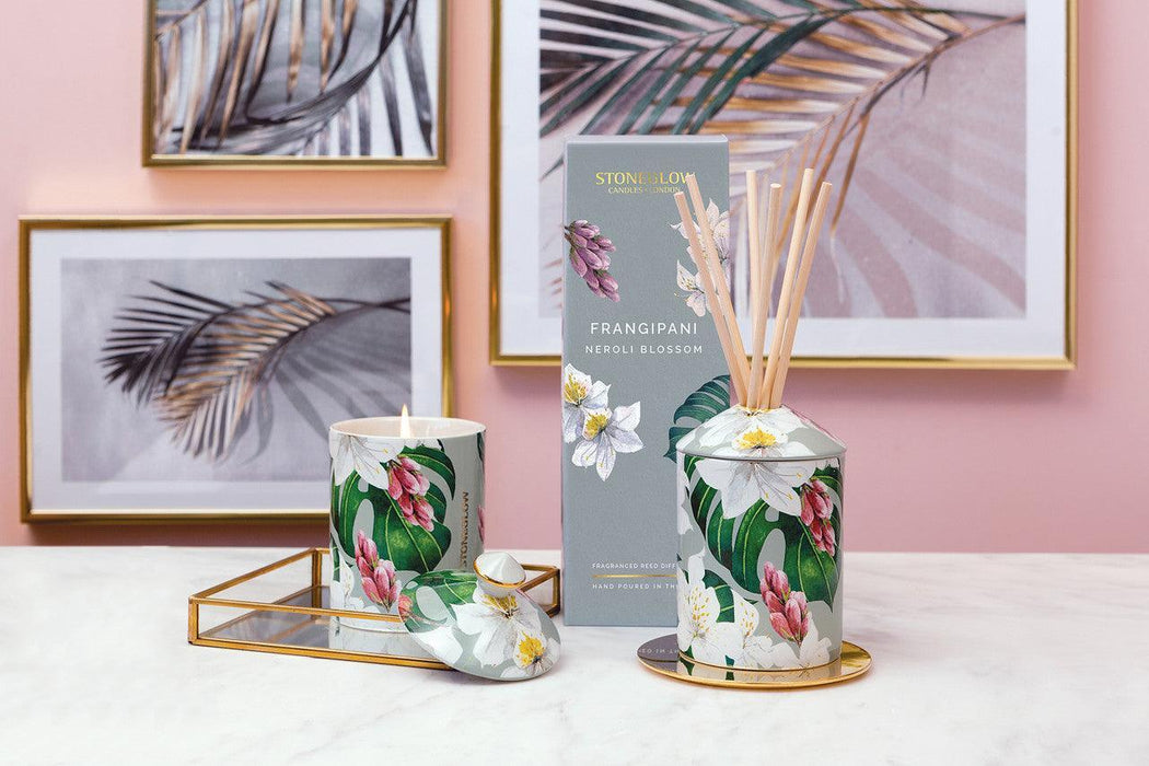 Stoneglow - Frangipani Neroli Blossom Scented Candle