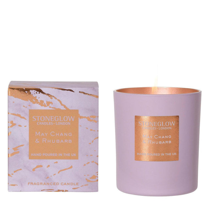 Stoneglow - May Chang & Rhubarb Scented Candle