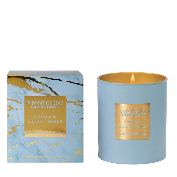 Stoneglow - Neroli & Black Pepper Scented Candle