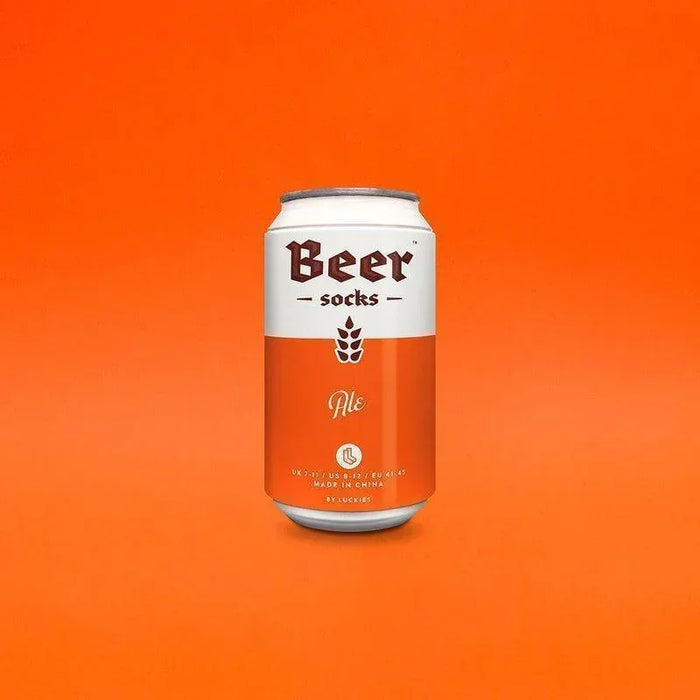 Suck UK Ale Beer Socks - Orange - LemonSalt