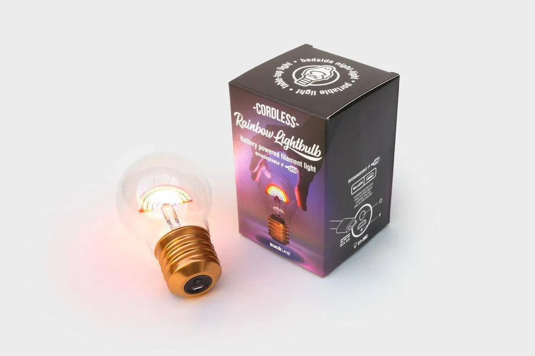 Suck UK Cordless Rainbow Lightbulb
