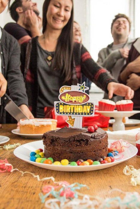 Suck UK Flashing Cake Topper - LemonSalt