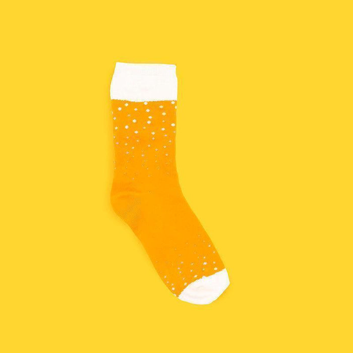 Suck UK Lager Beer Socks - Yellow - LemonSalt