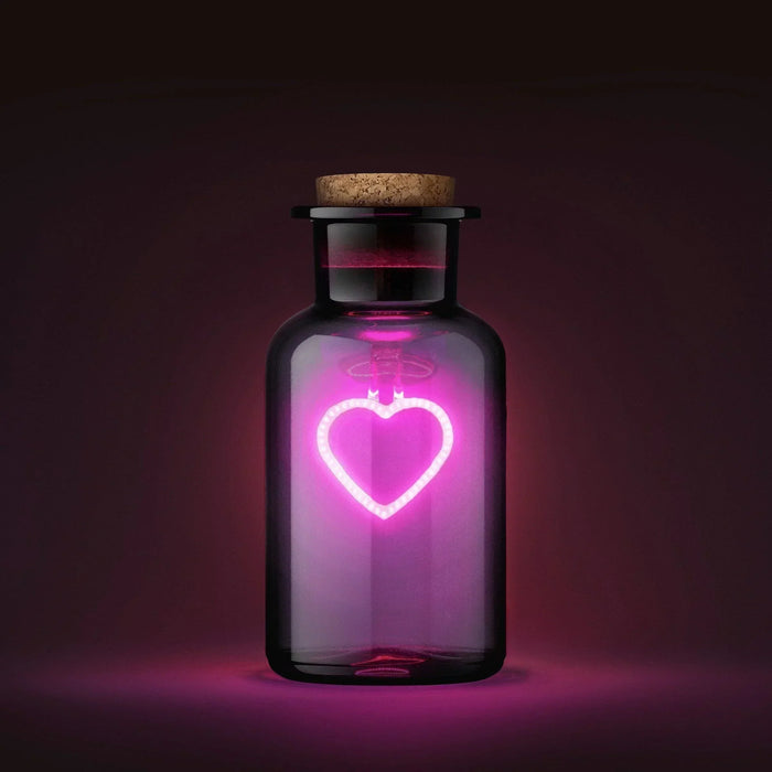 Suck UK Love Potion - Neon Heart (13cm) - LemonSalt