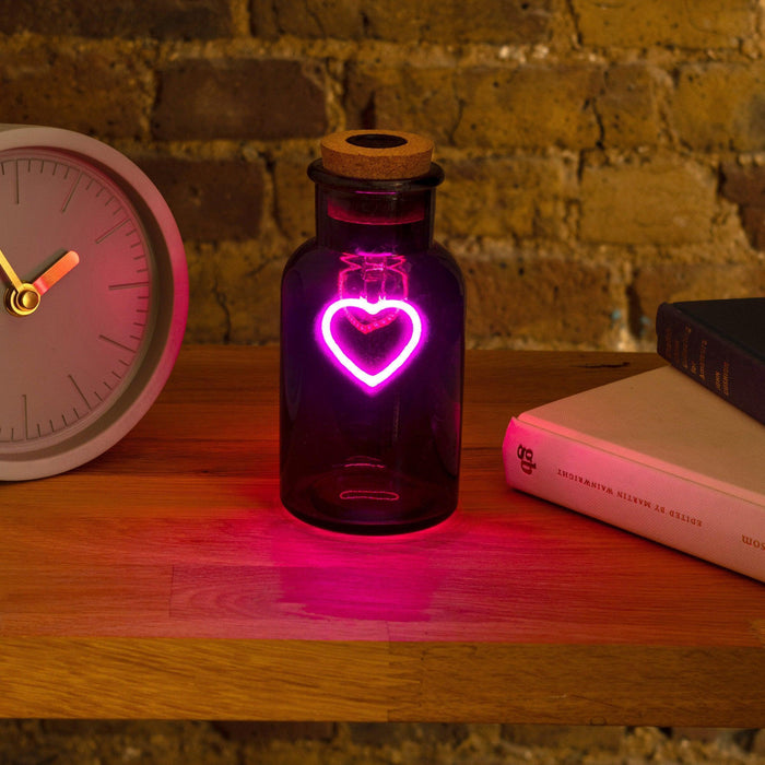 Suck UK Love Potion - Neon Heart (13cm) - LemonSalt