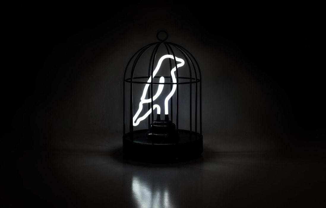 Suck UK Neon Bird In a Cage | {{ collection.title }}
