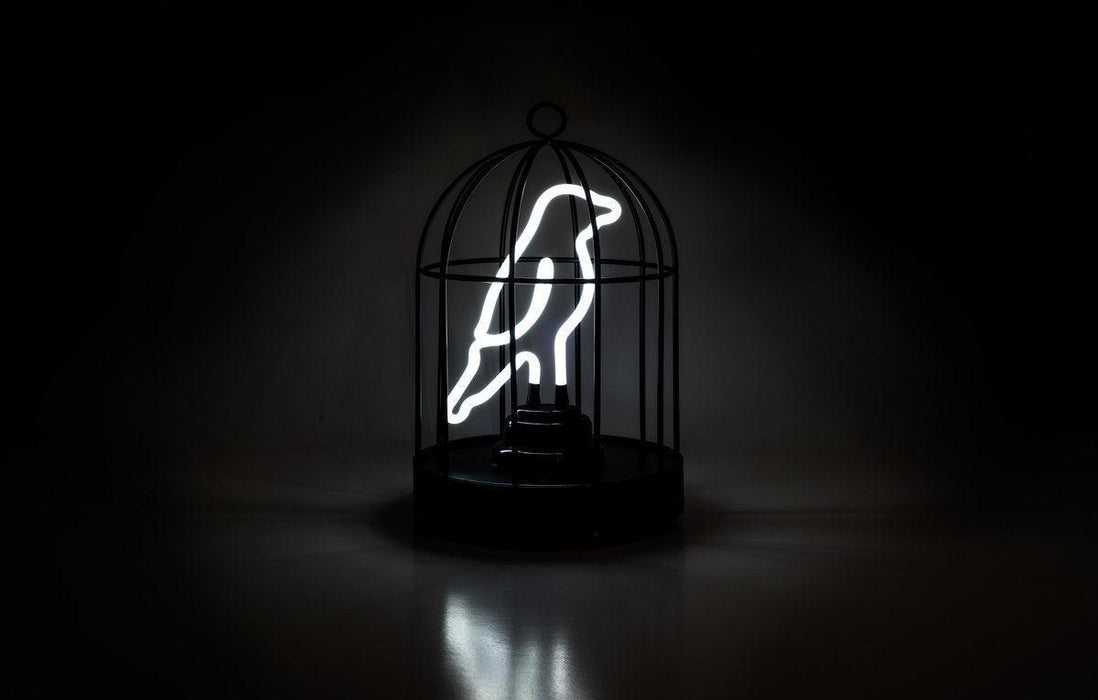 Suck UK Neon Bird In a Cage