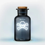 Suck UK Poison Potion - Neon skull (13cm)
