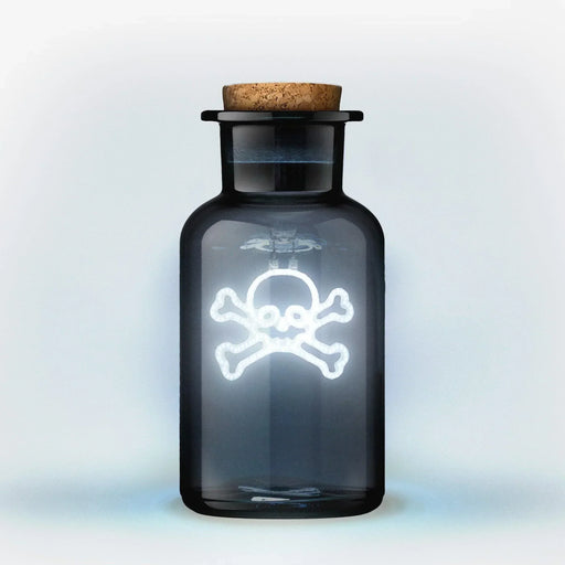 Suck UK Poison Potion - Neon skull (13cm) - LemonSalt
