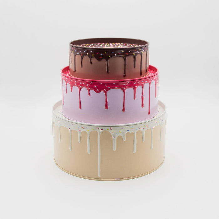 Suck UK Set of 3 Cake Storage Tins