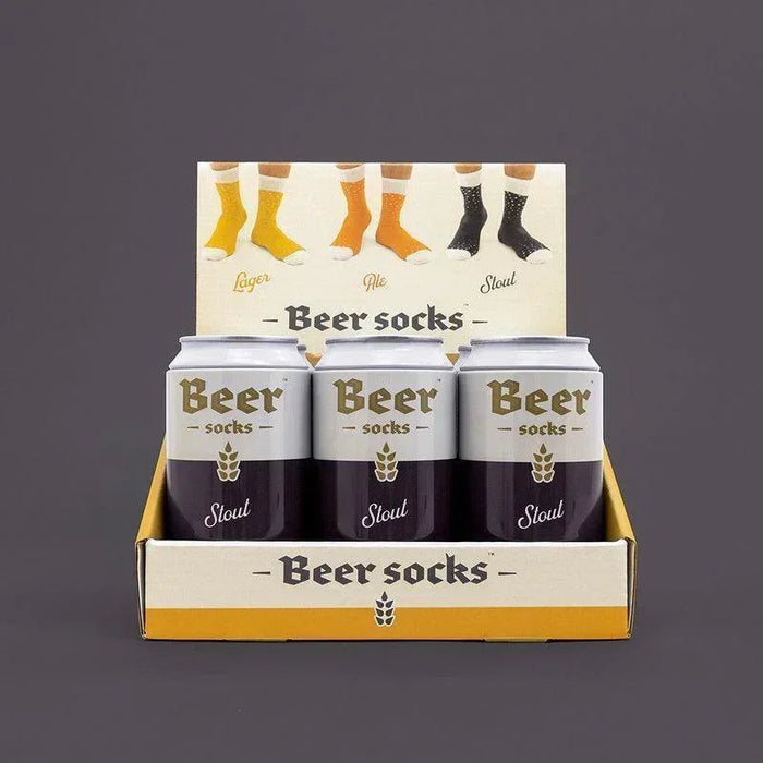 Suck UK Stout Beer Socks - Black - LemonSalt