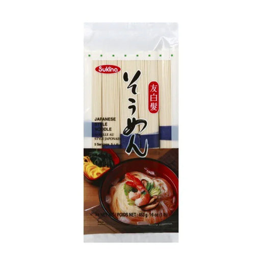 Sukina Japanese Style Noodle - Tomoshiraga Somen (453g) - LemonSalt