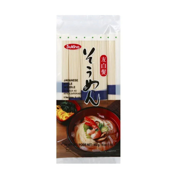 Sukina Japanese Style Noodle - Tomoshiraga Somen (453g) - LemonSalt