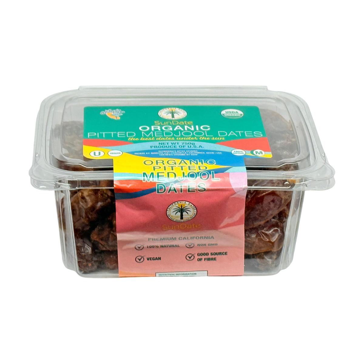 SunDate Organic Pitted Medjool Dates (750g) - LemonSalt
