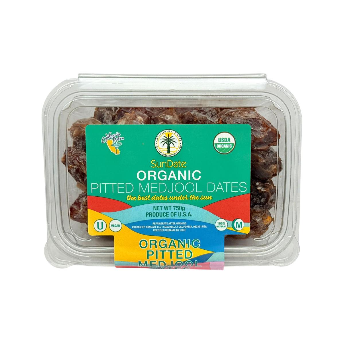 SunDate Organic Pitted Medjool Dates (750g) - LemonSalt