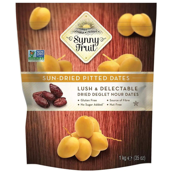 Sunny Fruit Sun-Dried Pitted Deglet Nour Dates (1kg) - LemonSalt