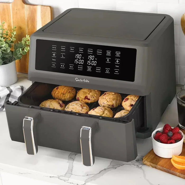 Sur La Table Digital Air Fryer Dual Basket (10.4L) - LemonSalt