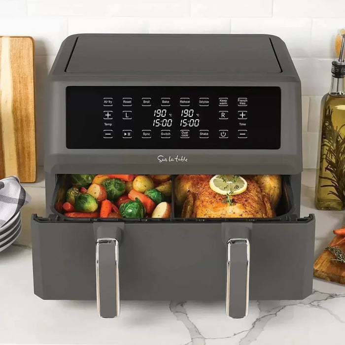 Sur La Table Digital Air Fryer Dual Basket (10.4L) - LemonSalt