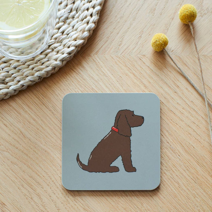 Sweet William Coaster - Cocker Spaniel (Chocolate) - LemonSalt