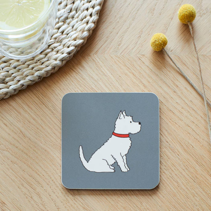 Sweet William Coaster - Westie - LemonSalt