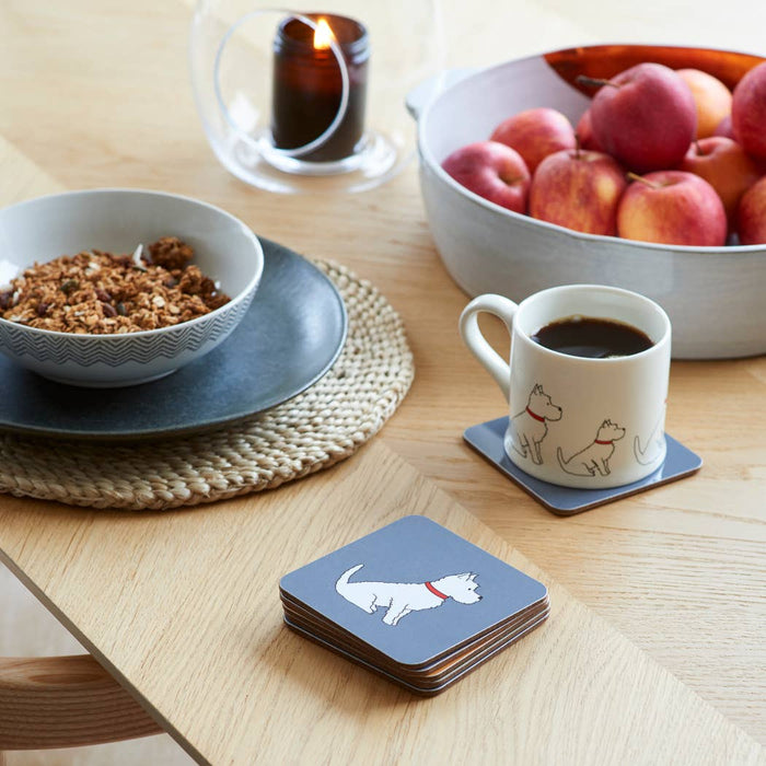 Sweet William Coaster - Westie - LemonSalt