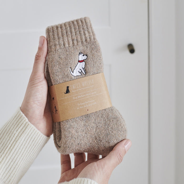 Sweet William Dog Walking Socks - Westie Dog - LemonSalt