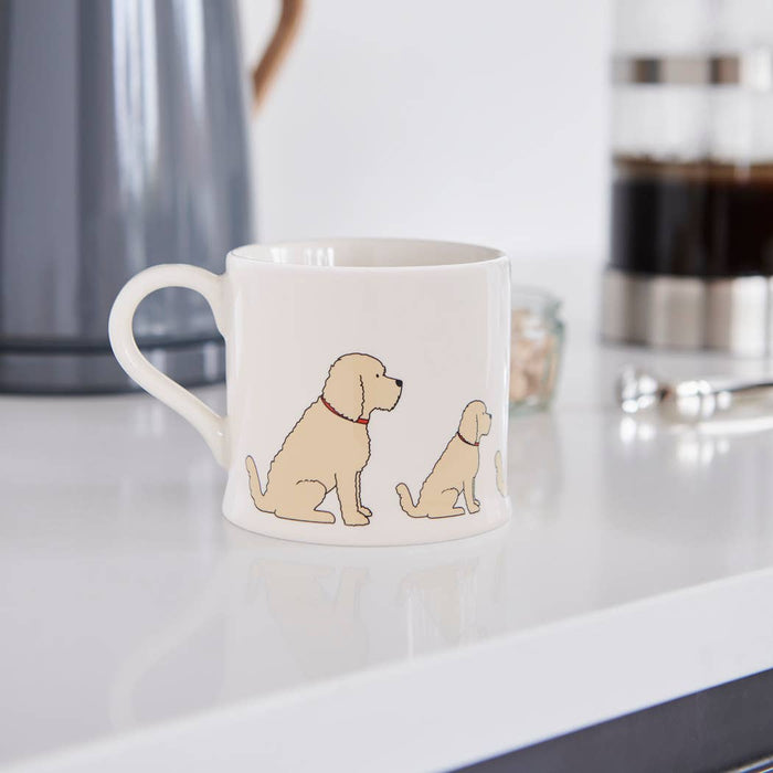 Sweet William Mischievous Mutts Dog Mug - Cockapoo / Labradoodle (Apricot) - LemonSalt