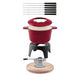 Swissmar Sierra 12-Piece Fondue Set: Cherry Red - LemonSalt
