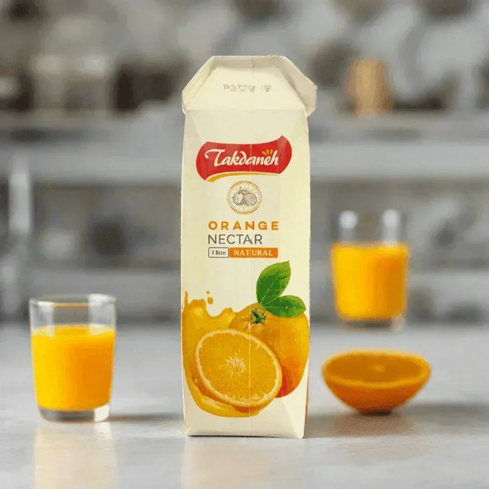 Takdaneh Orange Nectar (1L) - LemonSalt