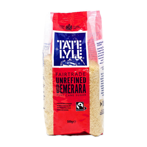 Tate + Lyle Fairtrade Unrefined Demerara Pure Cane Sugar (500g) | {{ collection.title }}