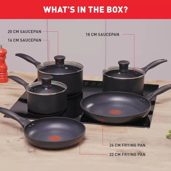 Tefal Induction Cookware Set (5 Piece)