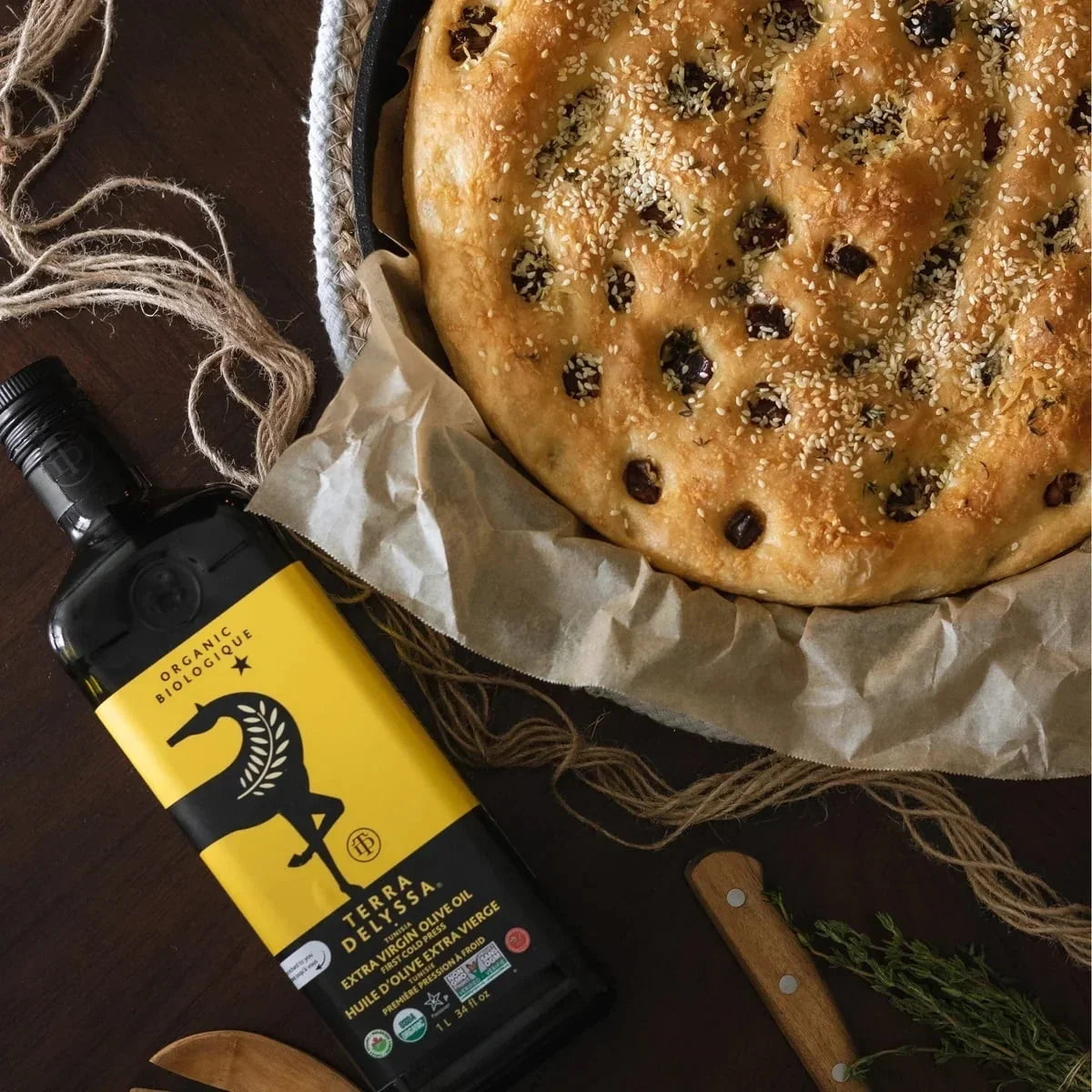 Terra Delyssa Organic Extra Virgin Olive Oil (1Lx2) - LemonSalt