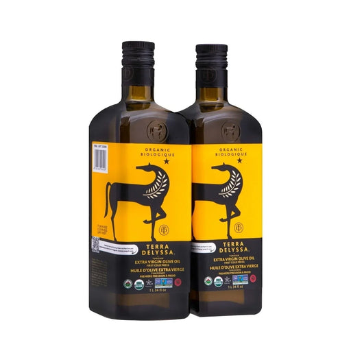 Terra Delyssa Organic Extra Virgin Olive Oil (1Lx2) - LemonSalt