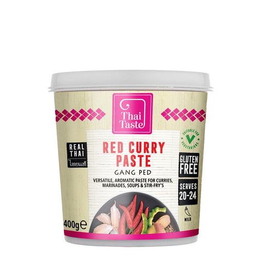 Thai Taste Red Curry Paste (Gang Ped) (400g) | {{ collection.title }}