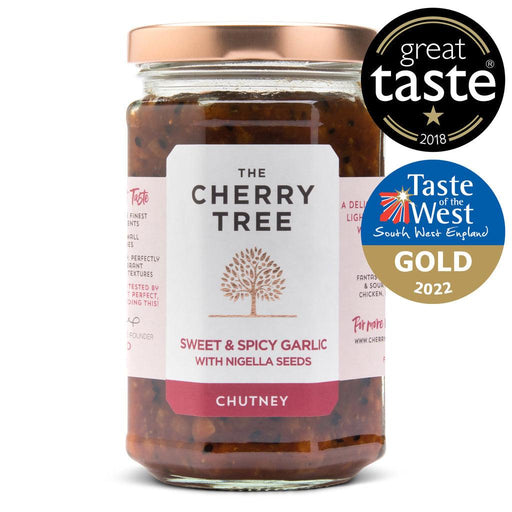The Cherry Tree Sweet & Spicy Garlic with Nigella Seeds Chutney (320g) | {{ collection.title }}