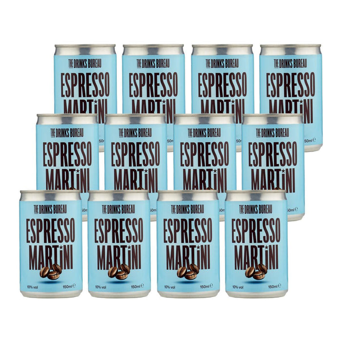 The Drinks Bureau Espresso Martini (12x150ml) - LemonSalt