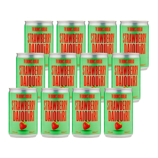 The Drinks Bureau Strawberry Daiquiri (12x150ml) - LemonSalt