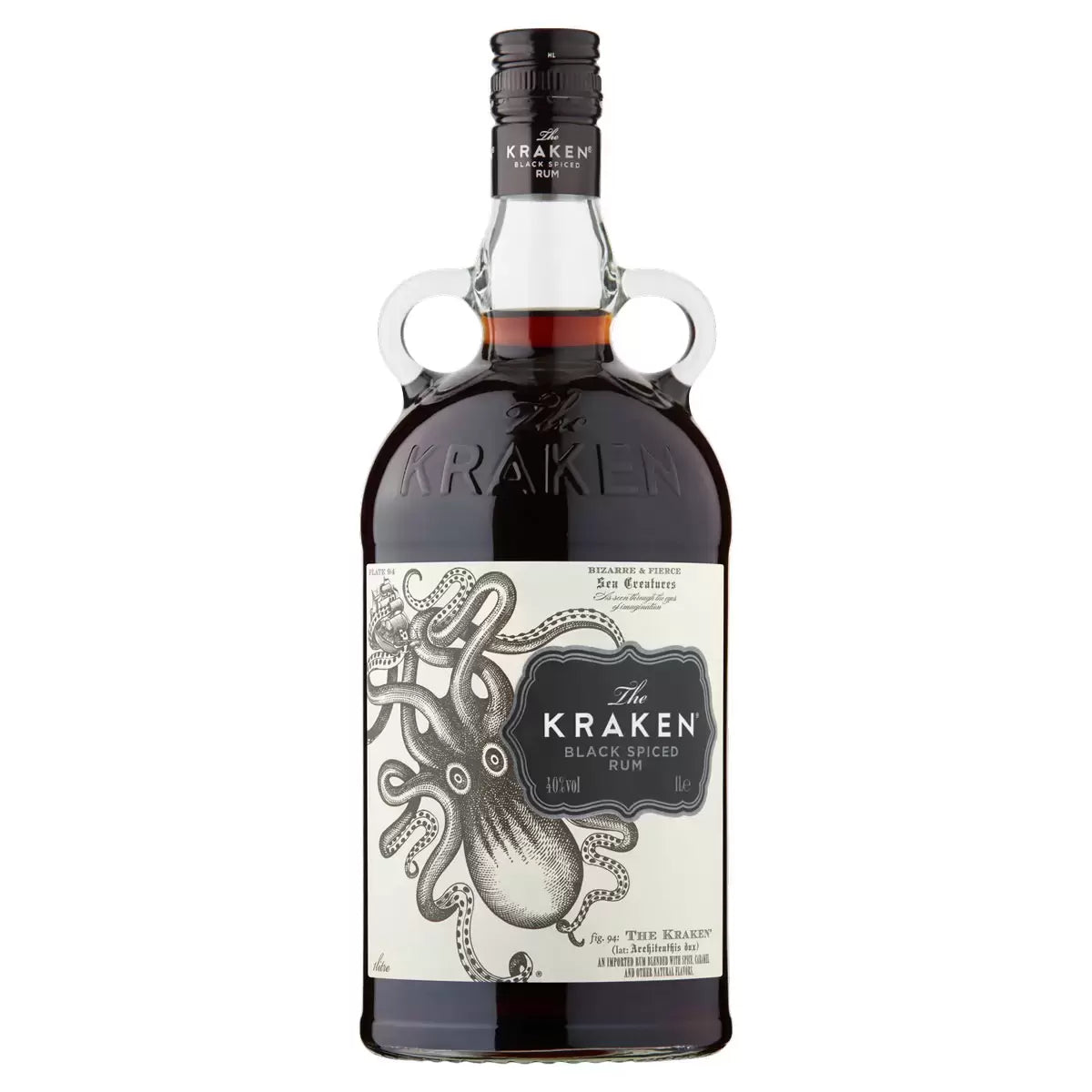 The Kraken Black Spiced Rum (1L) - LemonSalt