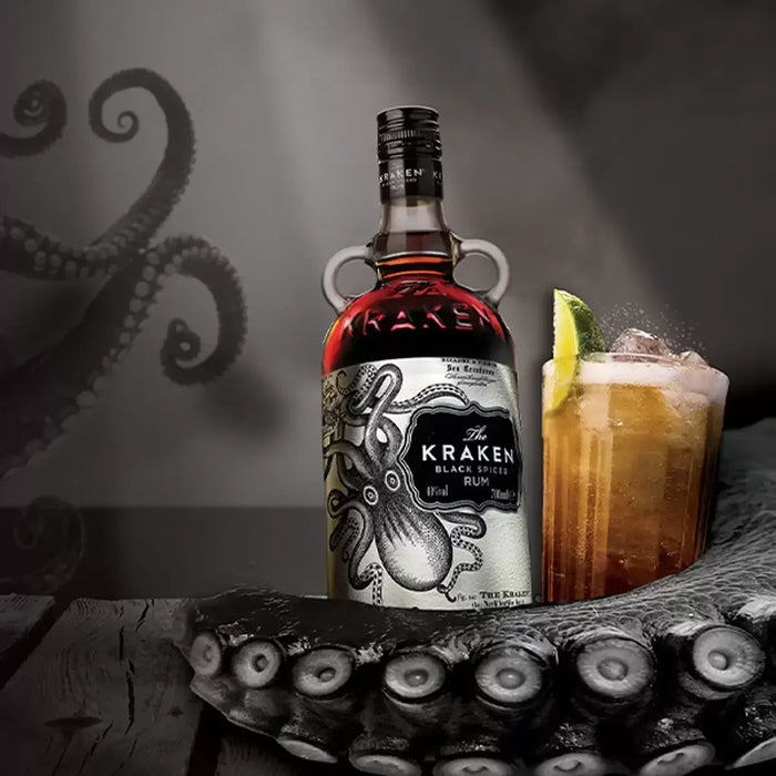 The Kraken Black Spiced Rum (1L) - LemonSalt
