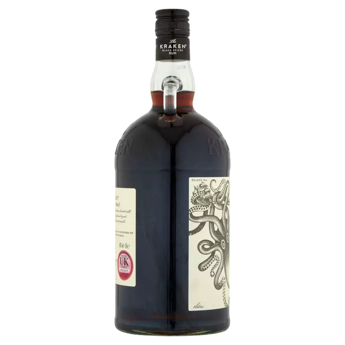 The Kraken Black Spiced Rum (1L) - LemonSalt