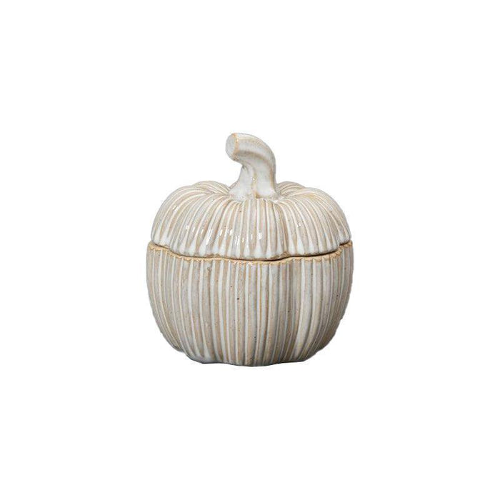 The Satchville Gift Co. - Ceramic Pumpkin Pot with Lid (12.5cm)