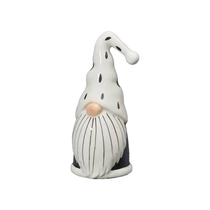 The Satchville Gift Co. - Ceramic Santa Grey (12cm)