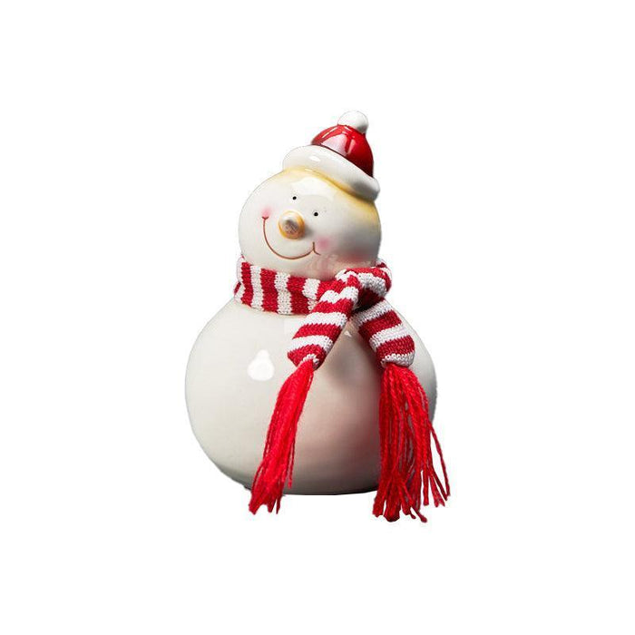 The Satchville Gift Co. - Ceramic Snowman (12.5cm)