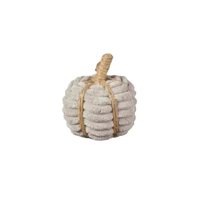 The Satchville Gift Co. - Grey Fabric Pumpkin (12cm)