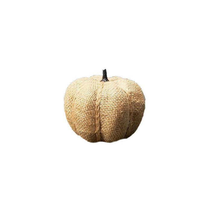 The Satchville Gift Co. - Hessian Fabric Pumpkin (10cm)