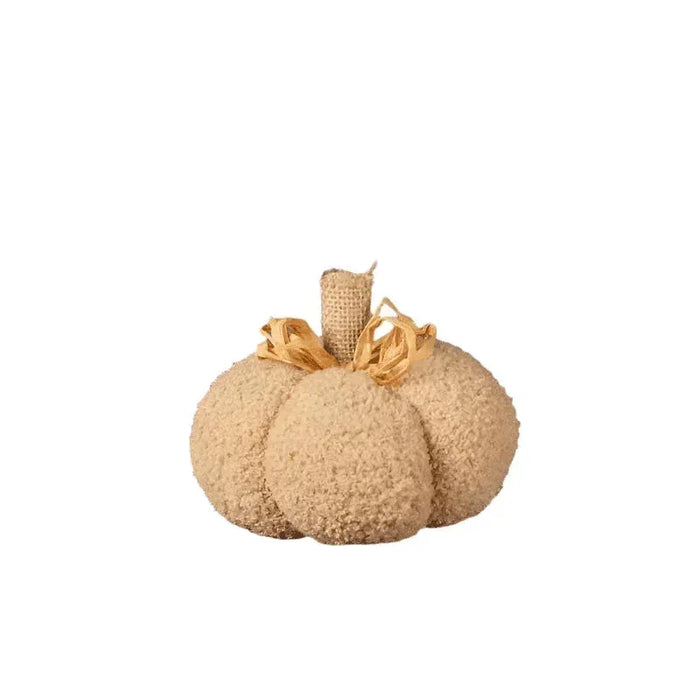 The Satchville Gift Co. - Peach Fabric Pumpkin (14cm)