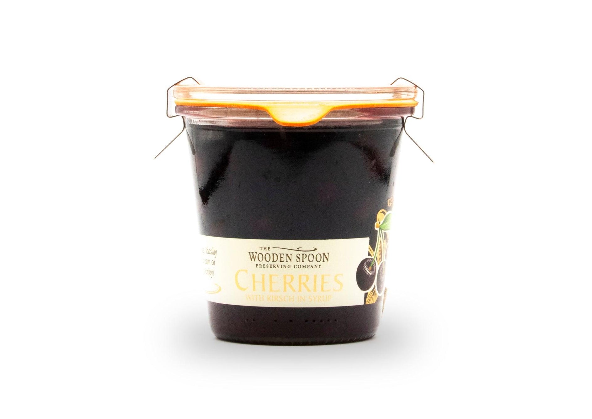 The Wooden Spoon Cherries With Kirsch In Syrup (300g) Fruit